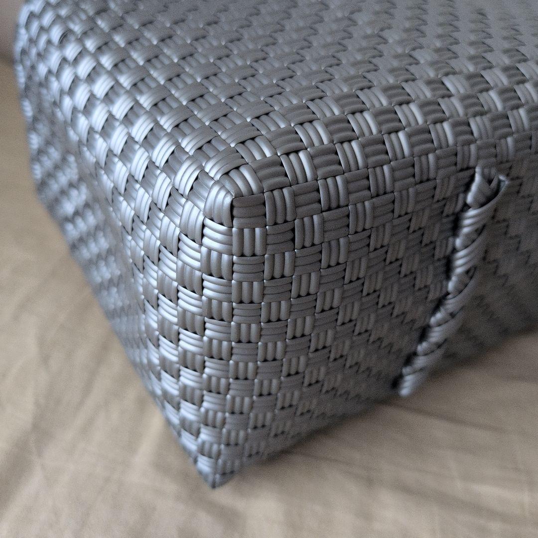 メケアリサ　ボストン　Мetallic Silver