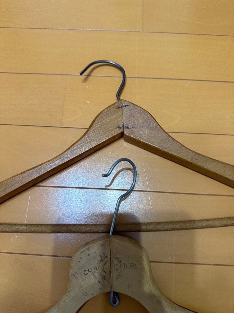 ビンテージ ハンガー 7本セット USA ウッドハンガー　アメリカ製