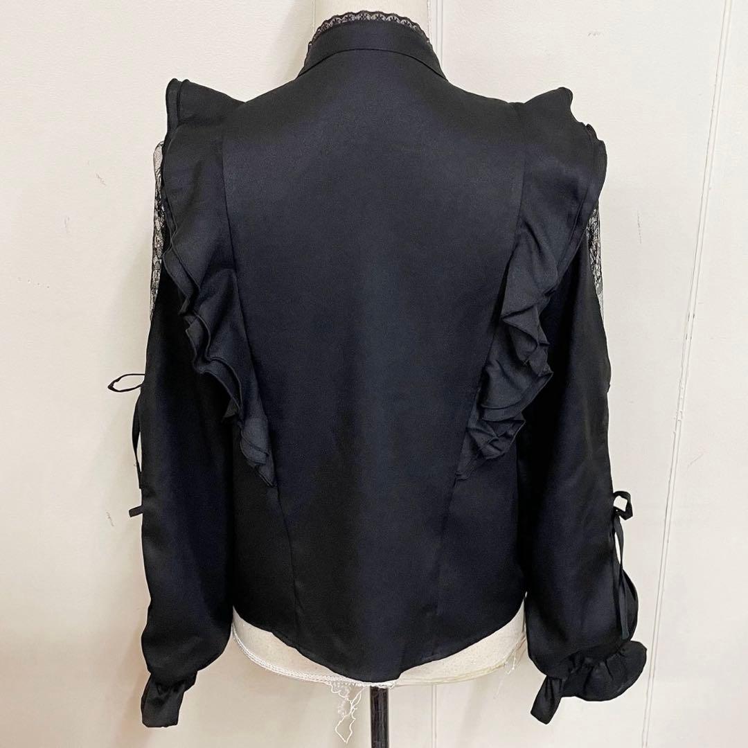 地雷 マーズ mars リボン ブラウス チェックスカパン セットアップ 十字架