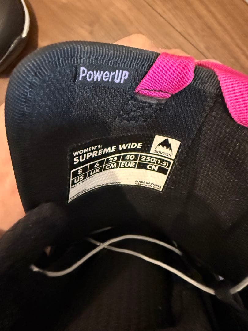 Burton スノーボードブーツ supreme 25センチ