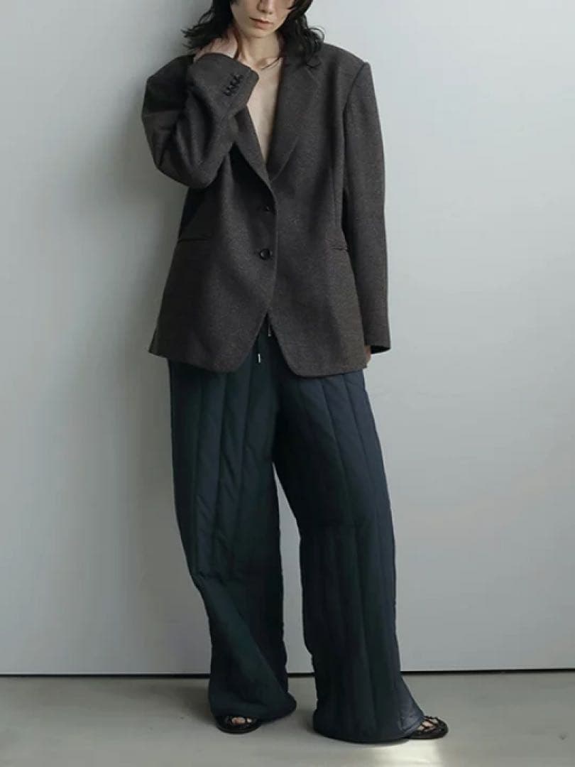 -ran-さまanuke アンヌークHerringboneWool Jacket