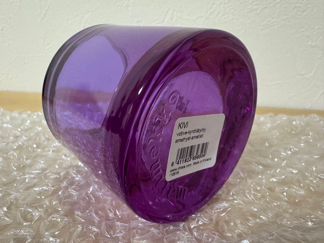 バ*☆様 【希少】 amethyst/ kiviガラスキャンドルホ