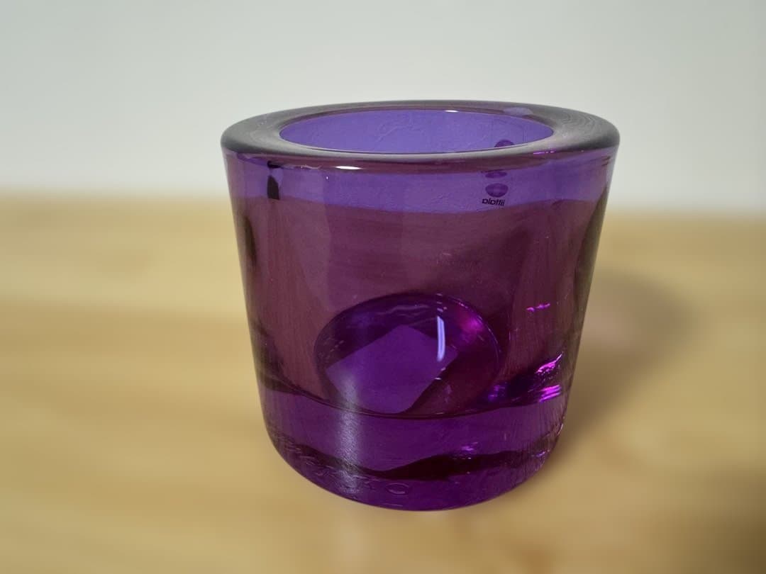 バ*☆様 【希少】 amethyst/ kiviガラスキャンドルホ