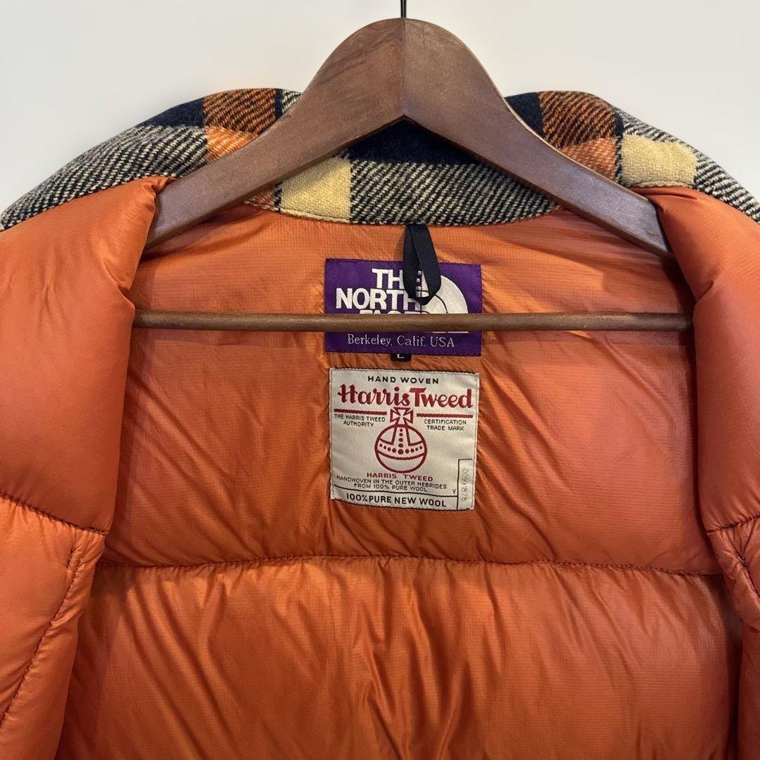 THE NORTH FACE ✖️Harris Tweed チェック柄ダウンベスト