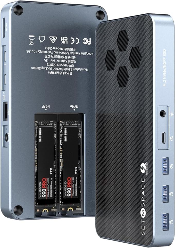 Thunderbolt 3対応ドッキングステーションとM.2 SSD外付けケース