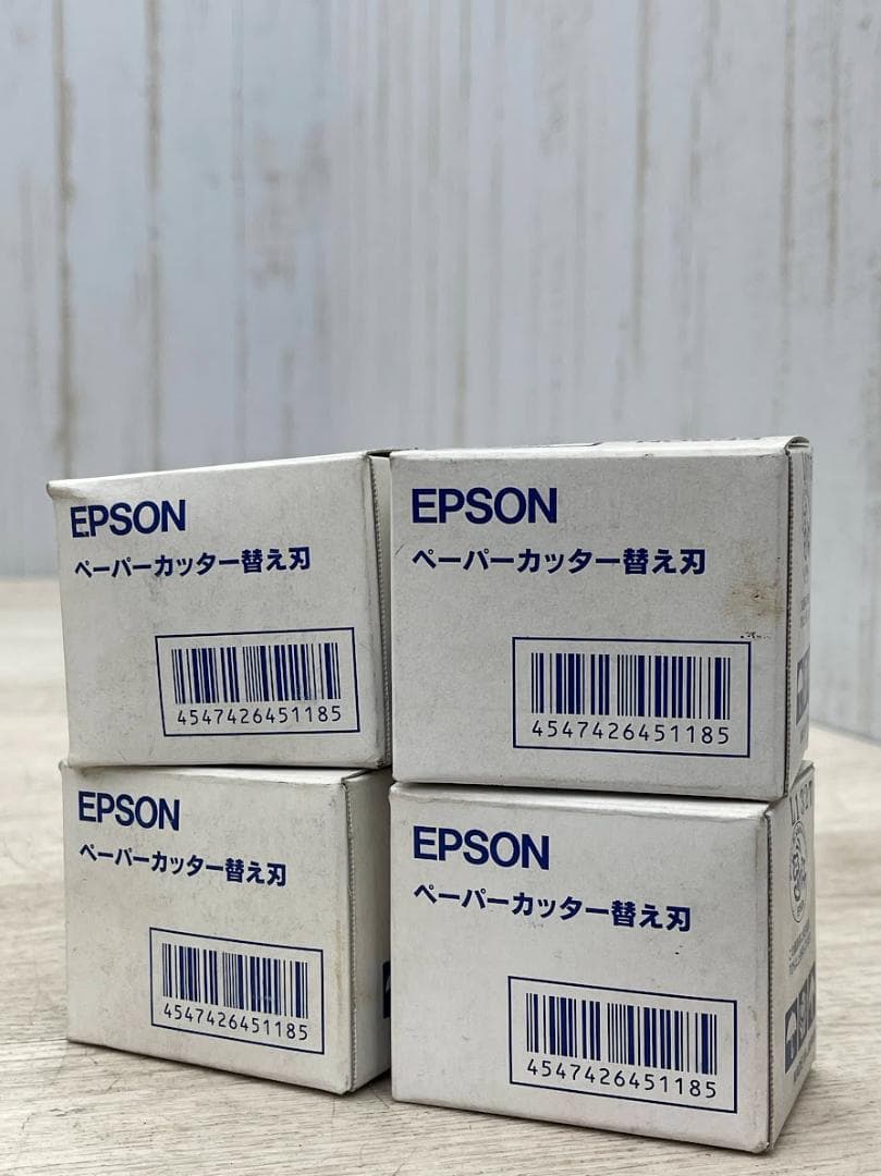 新品 EPSON 純正 ペーパーカッター替え刃 PXSPB1 4個 まとめて
