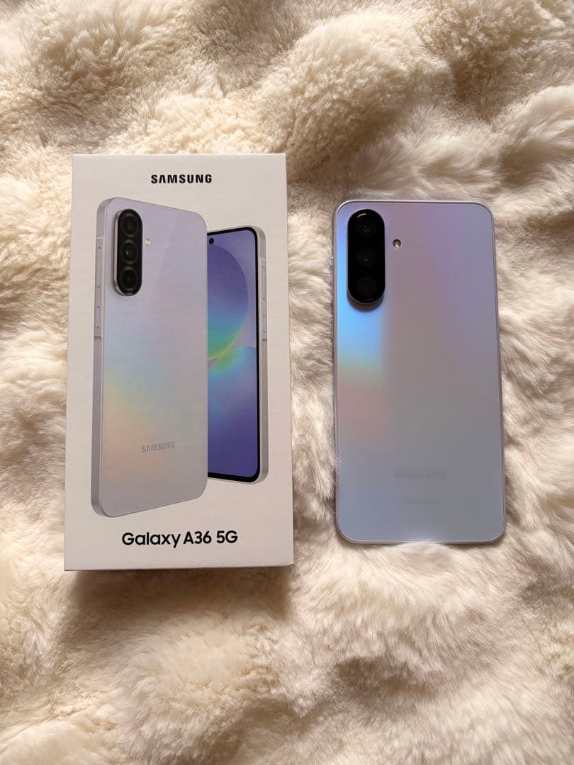 s.　Samsung Galaxy A36 5G 本体 オーサムラベンダー