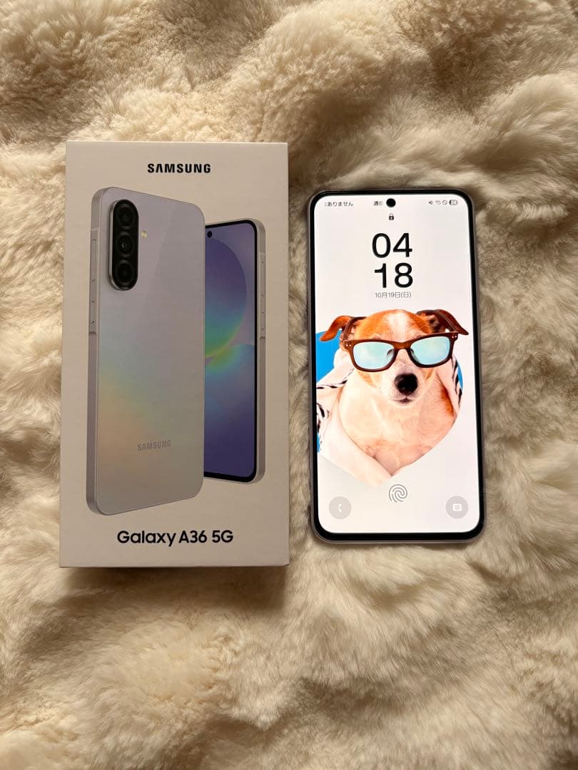 s.　Samsung Galaxy A36 5G 本体 オーサムラベンダー