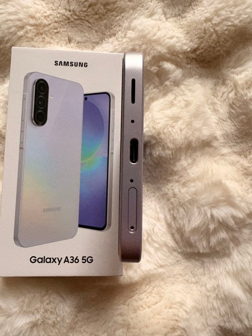 s.　Samsung Galaxy A36 5G 本体 オーサムラベンダー