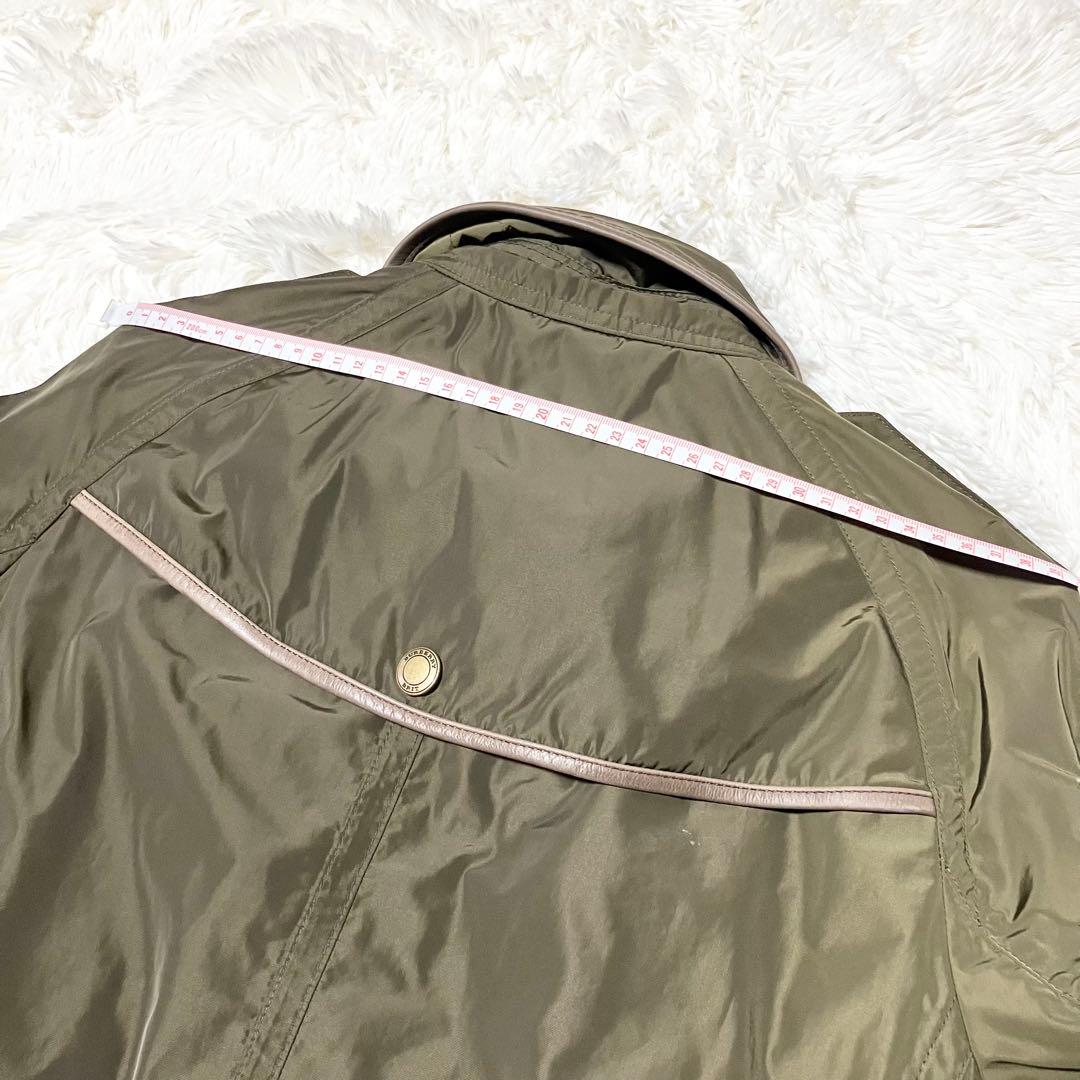 BURBERRY BRIT バーバリーブリット ナイロンコート カーキ