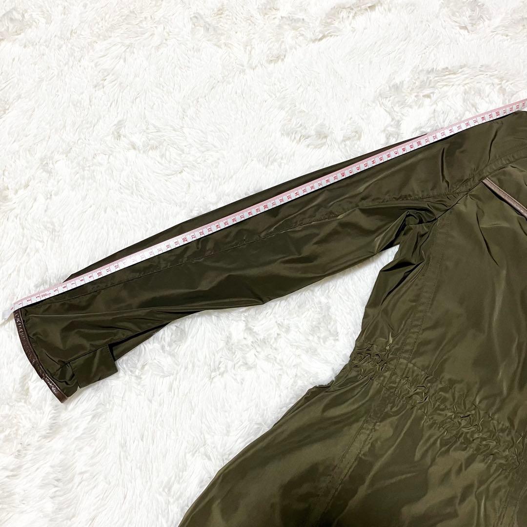 BURBERRY BRIT バーバリーブリット ナイロンコート カーキ