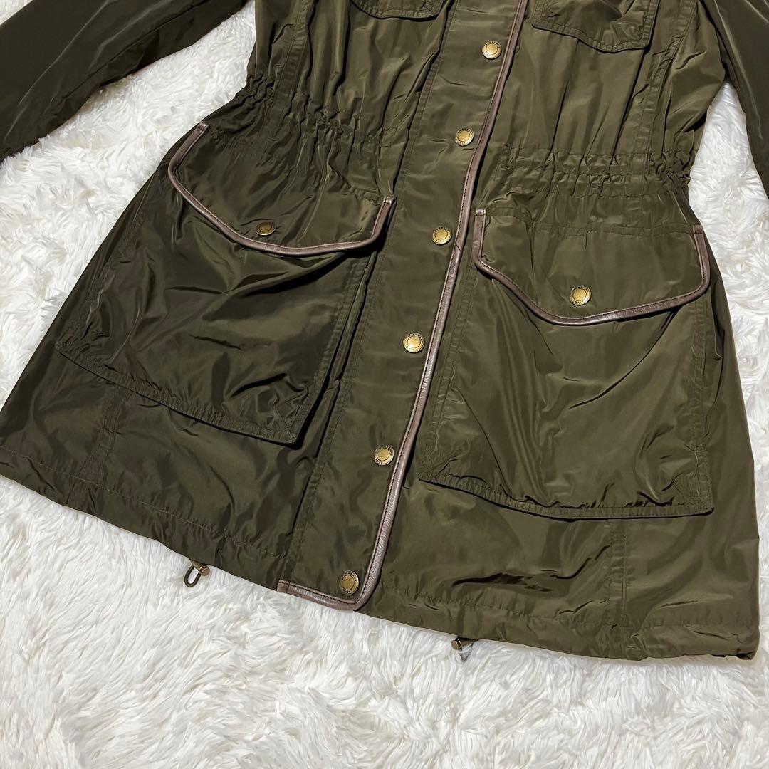 BURBERRY BRIT バーバリーブリット ナイロンコート カーキ