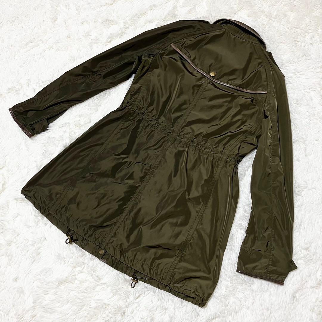BURBERRY BRIT バーバリーブリット ナイロンコート カーキ
