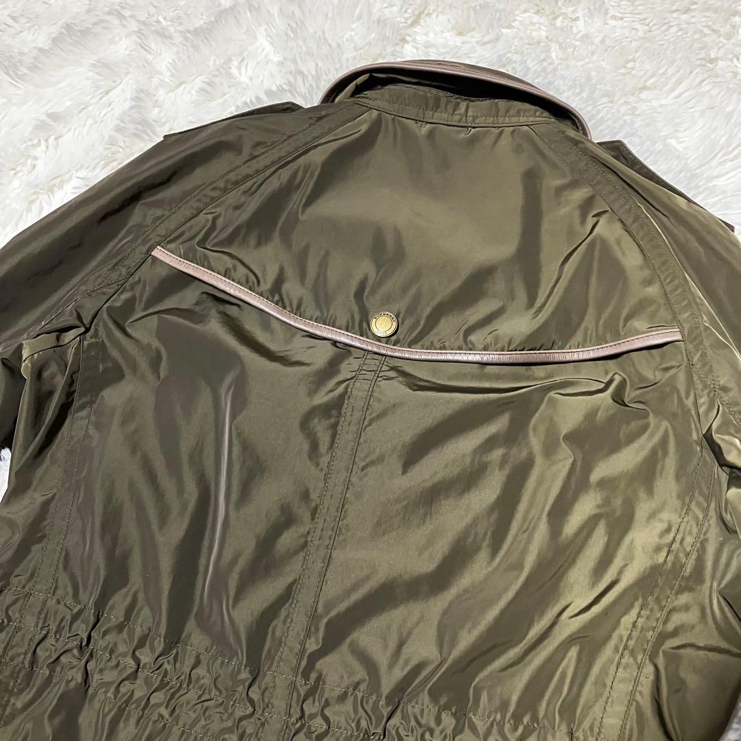 BURBERRY BRIT バーバリーブリット ナイロンコート カーキ