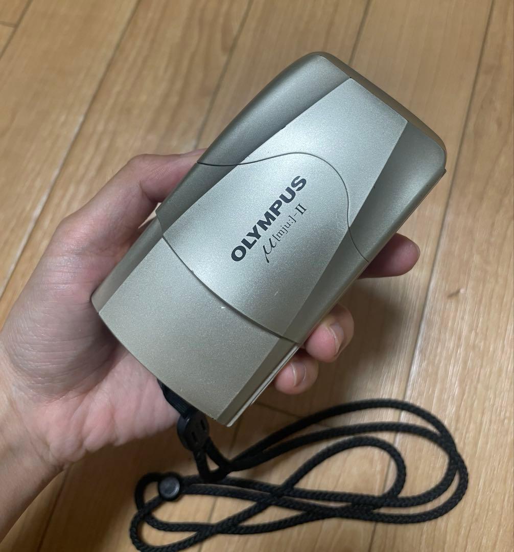 [動作OK]OLYMPUS μ mju IIフィルムカメラ