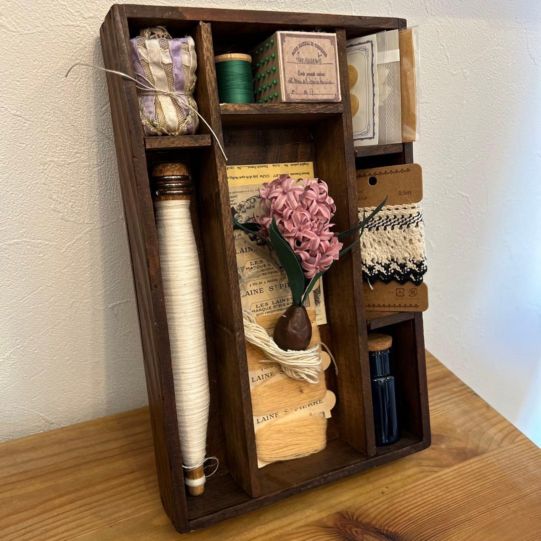 アンティーク雑貨　メルスリー　ディスプレーボックス