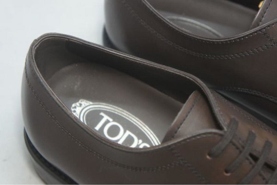 フォロー割 TOD'S トッズ ゴンミーニ プレーントゥ 8 T.MORO 茶