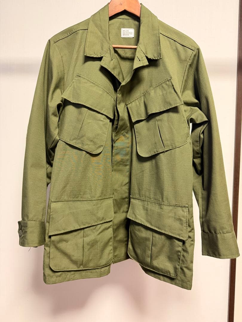 アメリカ軍 実物 69年製 ジャングルファティーグ 4th S-S