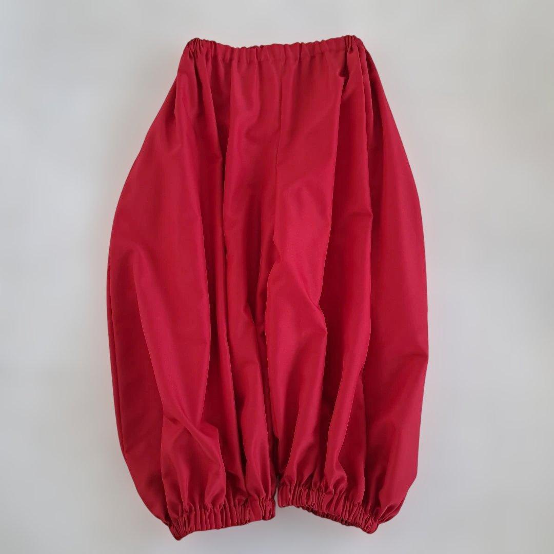 コム・デ・ギャルソン２０２３AW　エステル　赤　バルーンパンツ　M