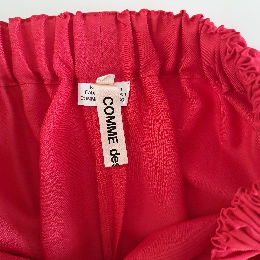 コム・デ・ギャルソン２０２３AW　エステル　赤　バルーンパンツ　M
