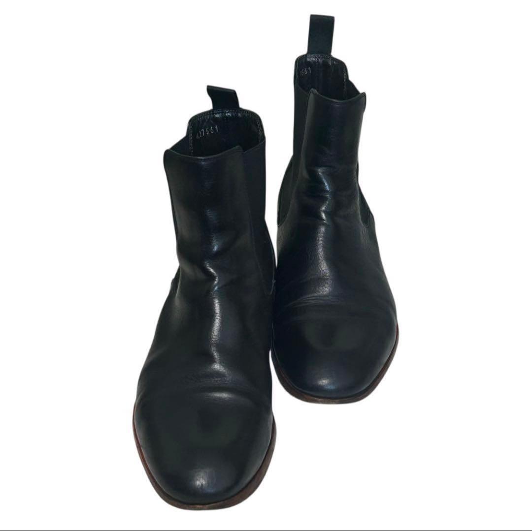美品 ポールスミス レザーチェルシーブーツ ブラック24.5