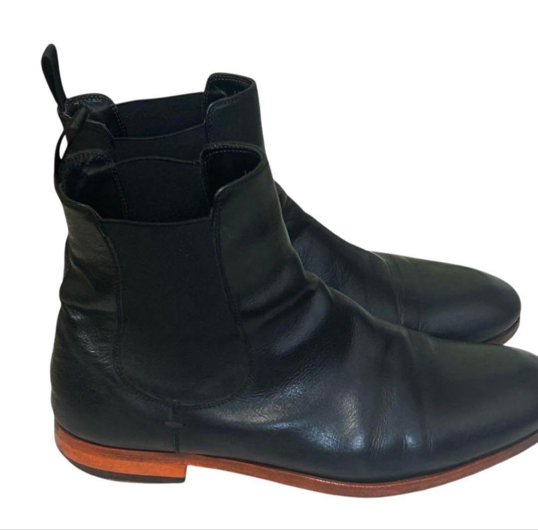 美品 ポールスミス レザーチェルシーブーツ ブラック24.5