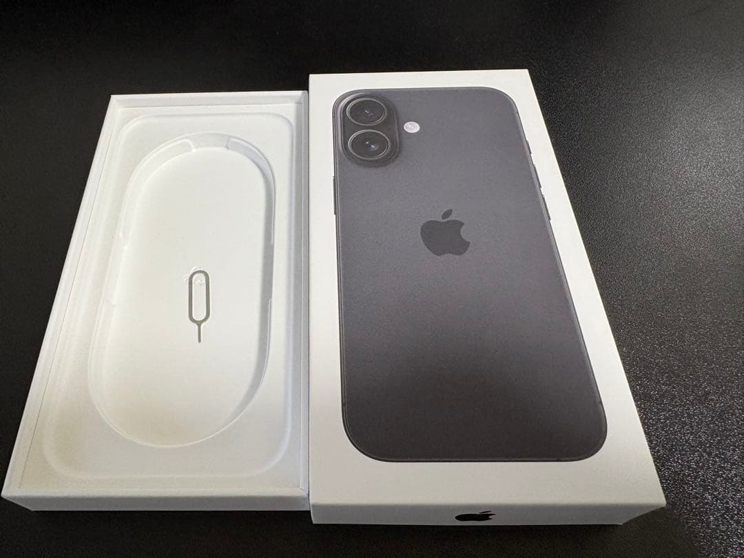 【美品】iPhone16 256GB ブラック【即発送】【箱有り】