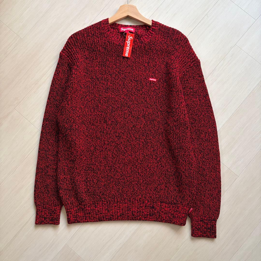 supreme melange rib knit sweater L キムタク着