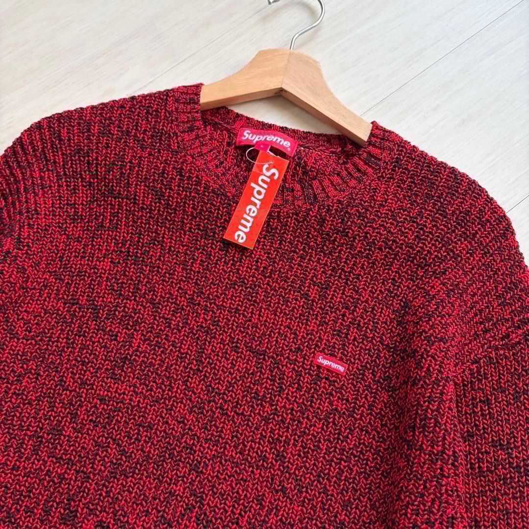 supreme melange rib knit sweater L キムタク着
