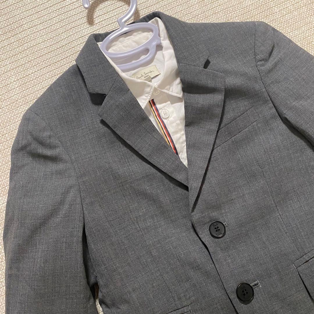 【ポールスミス】フォーマルスーツ　セレモニー　ストライプ　シルク混　入園式