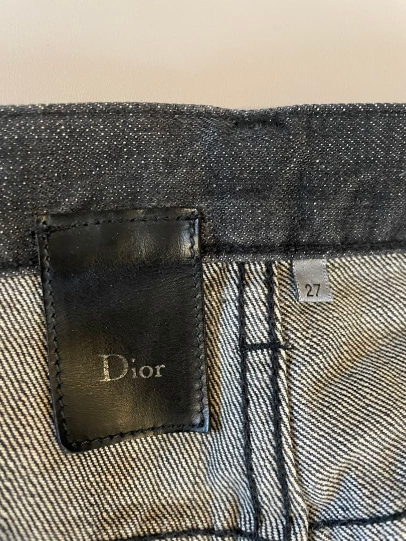 【神サイズ27】Dior Homme 08SS ブラックデニム 補修無 美品