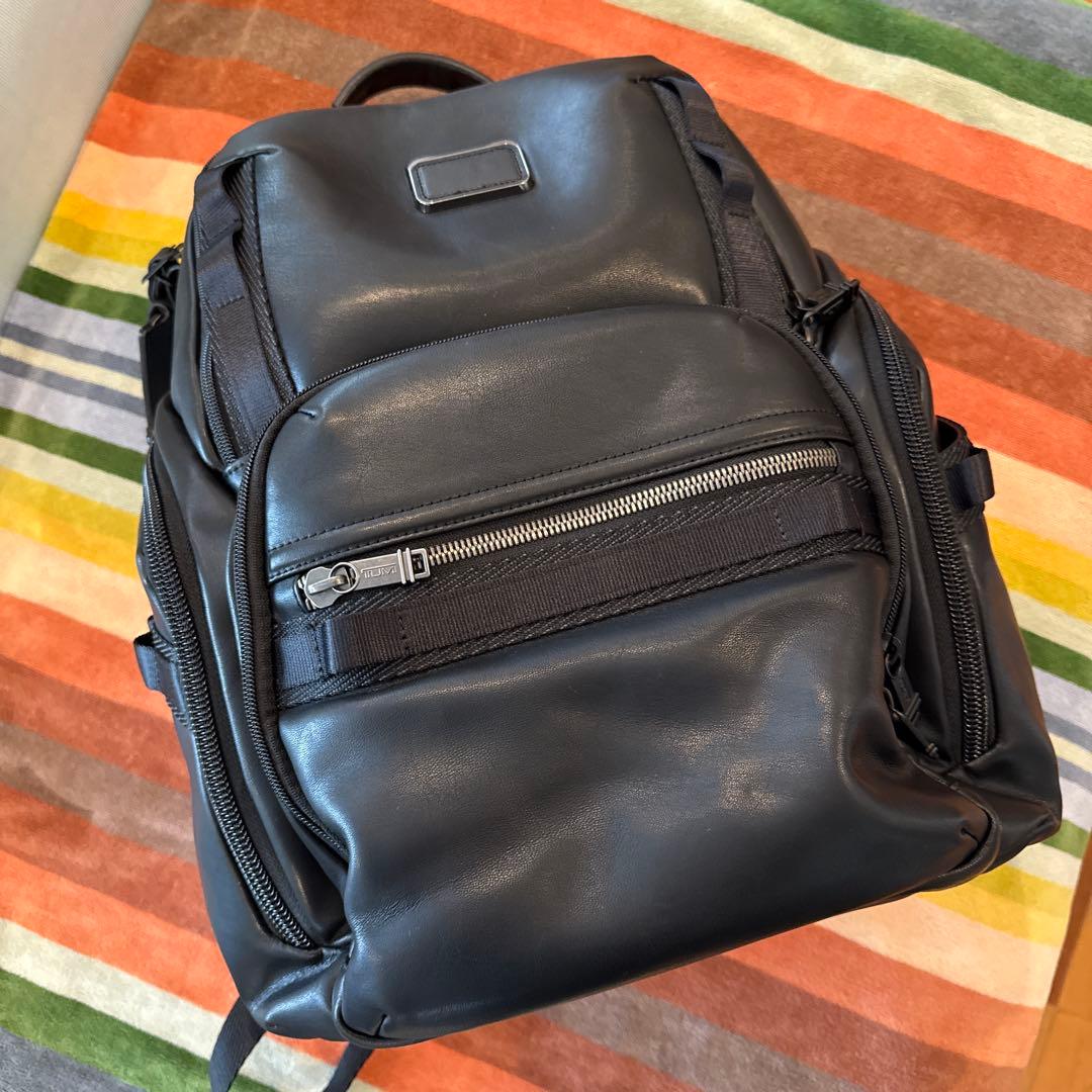 TUMI ALPHA BRAVO サーチ バックパック レザー