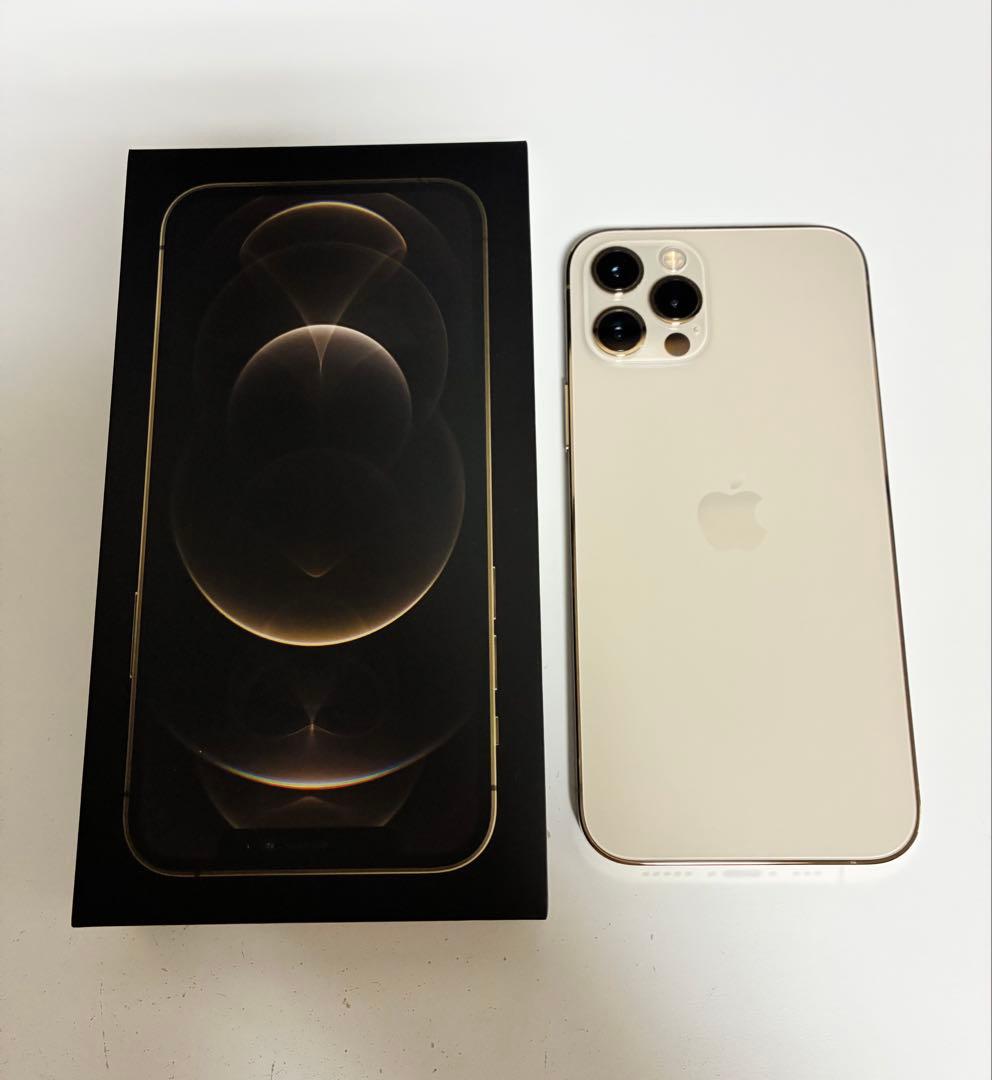 美品 Apple iPhone 12 Pro ゴールド 本体 128gb 86%