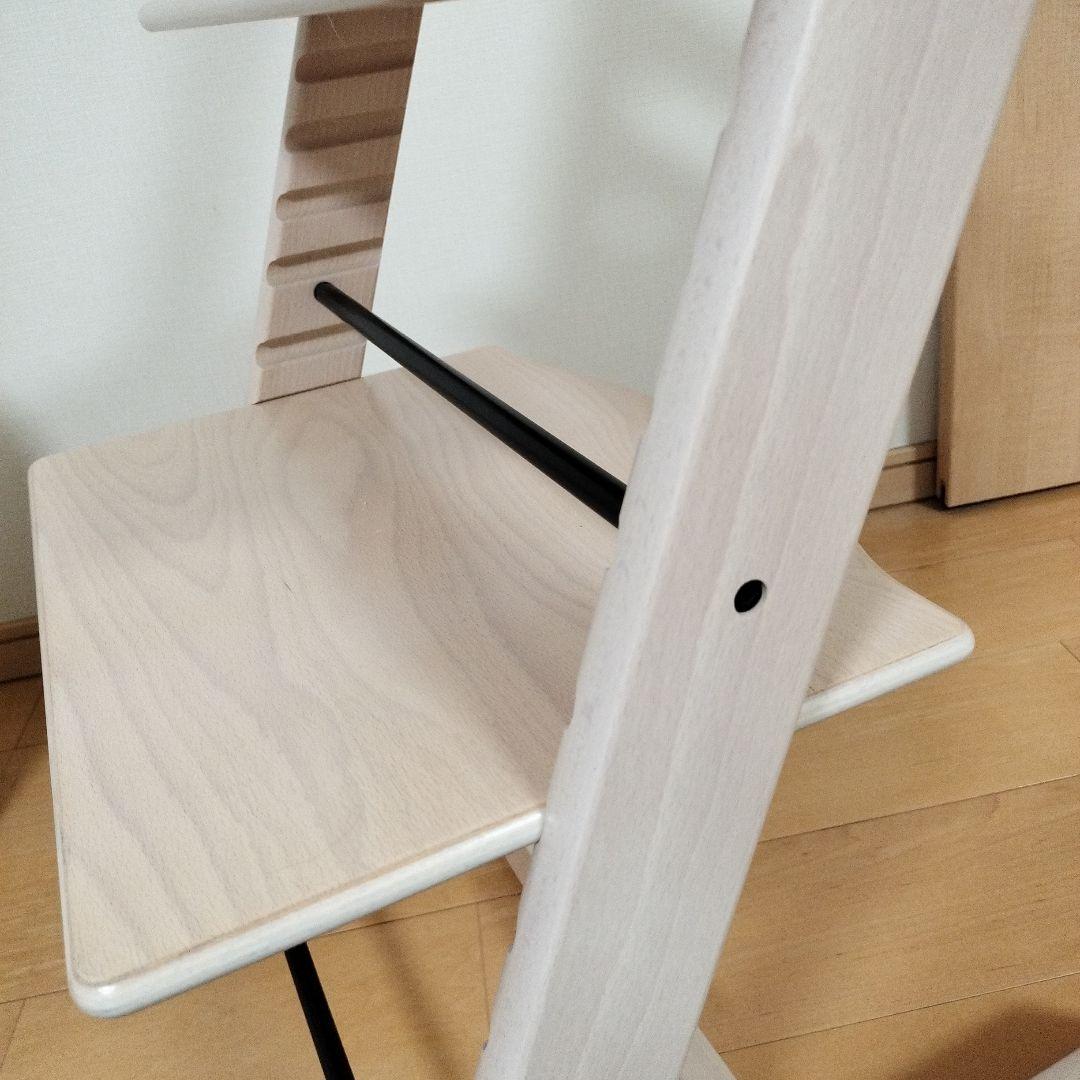 シリアル6　ストッケ トリップトラップ　背もたれ&ベビーガード&トレイ付