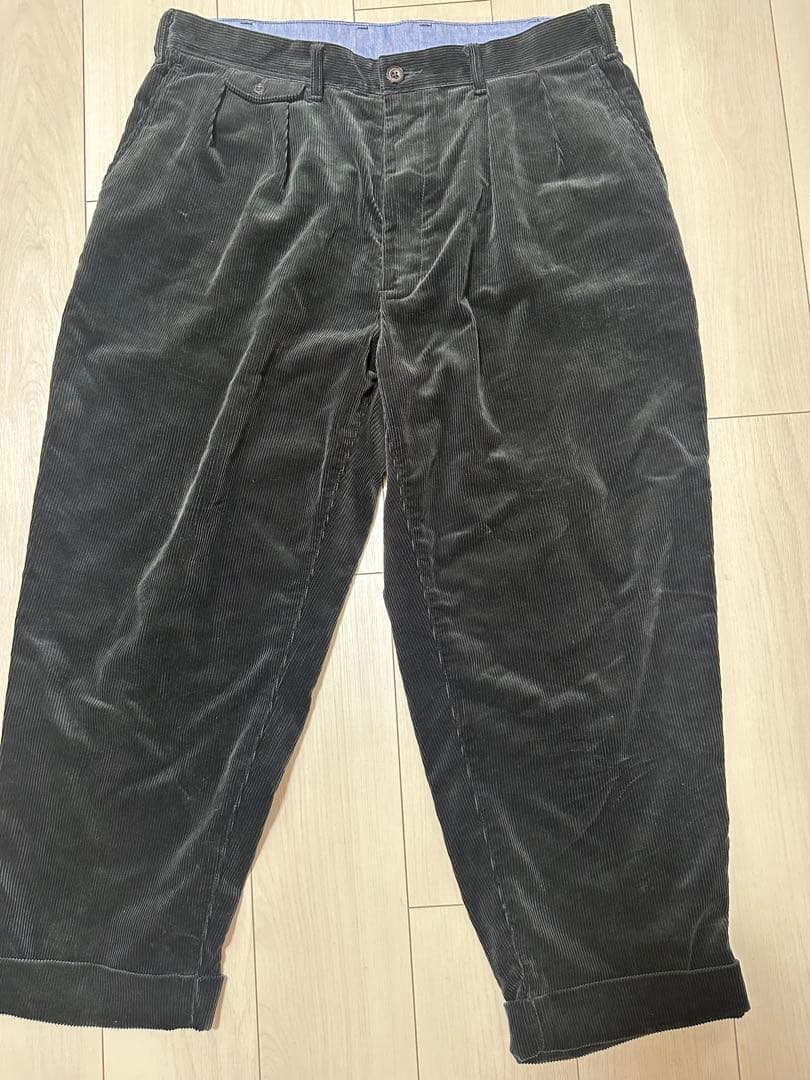 BEAMS PLUS 2Pleats Corduroy pant ビームス