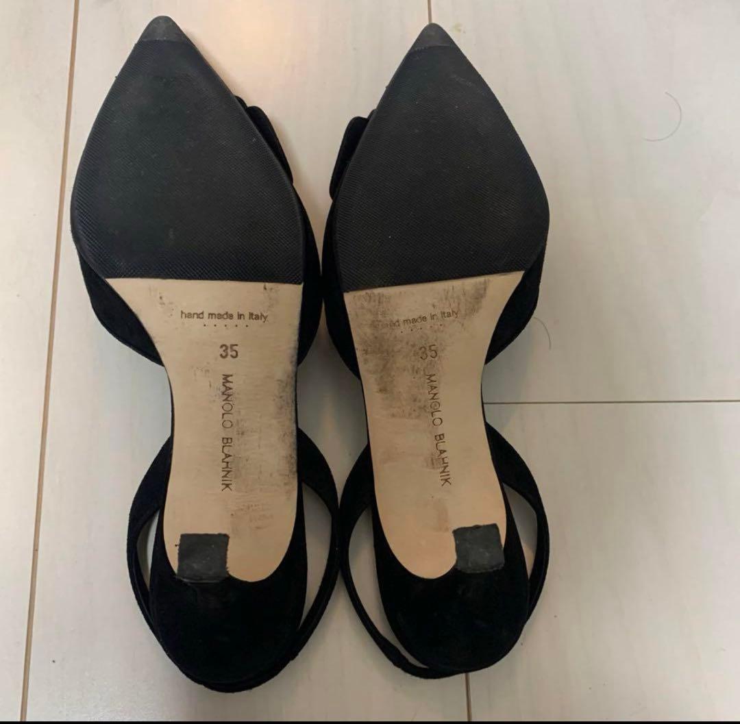 Lily MANOLO BLAHNIK スリングバック ミュール 35