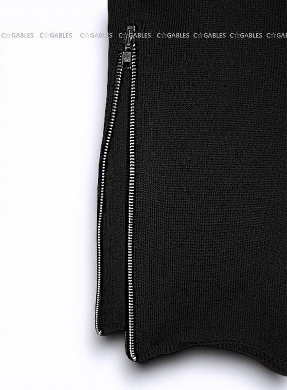 ★新品★　Y's　ワイズ　裾ジップ付き ニットロングワンピース　ヨウジヤマモト