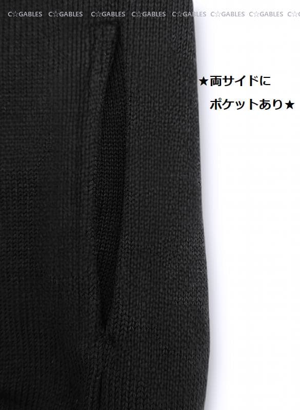 ★新品★　Y's　ワイズ　裾ジップ付き ニットロングワンピース　ヨウジヤマモト