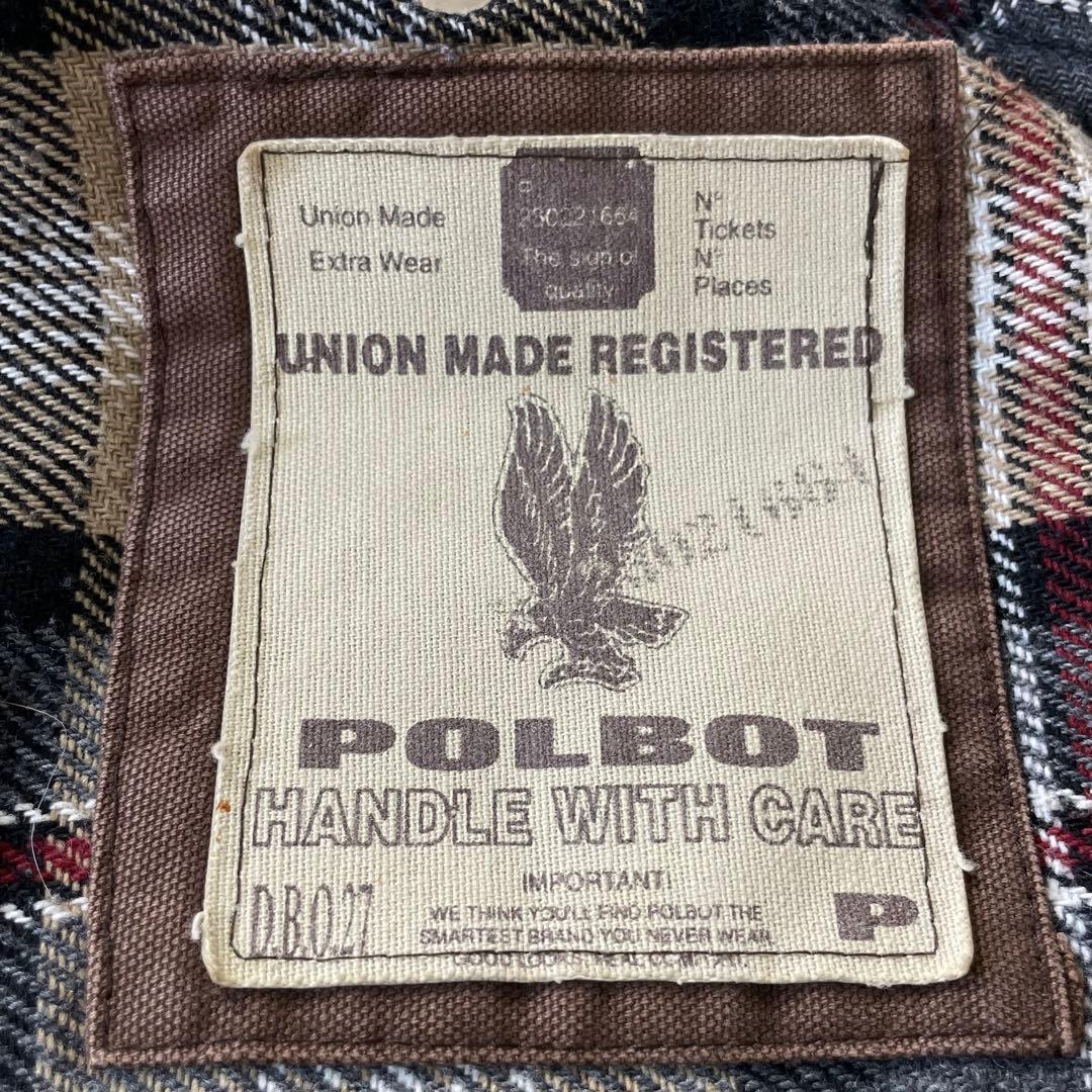 90-'s vintageダック地 ファイヤーマンジャケット ブラウン フェード