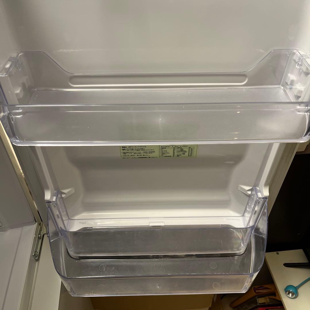 【美品】シャープ 冷蔵庫 ホワイト SJ-PD28G 2021年製