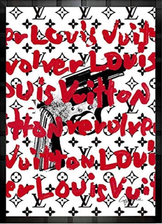 じ*い様 ブランドオマージュアート/クレイグ・ガルシア cgexq02 (ブラッ