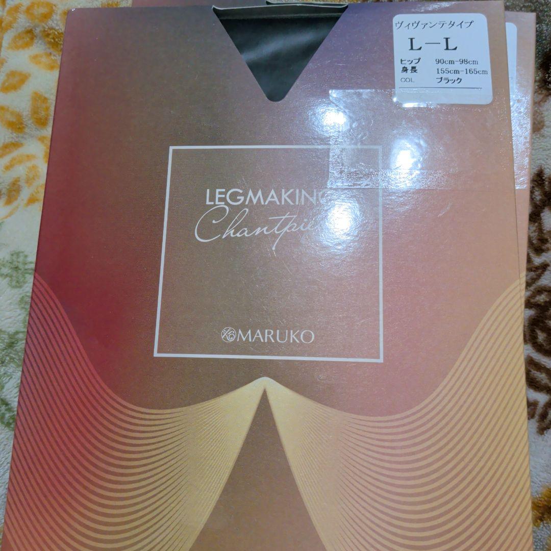 MARUKO LEGMAKING Chantipiel L-L ブラックタイツ