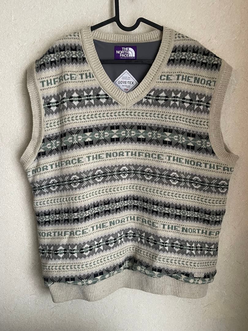 ノースフェイス パープルレーベル　Fair Isle Vest