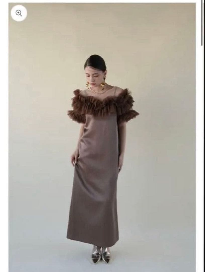 ワンピース ACKA volume tulle dress