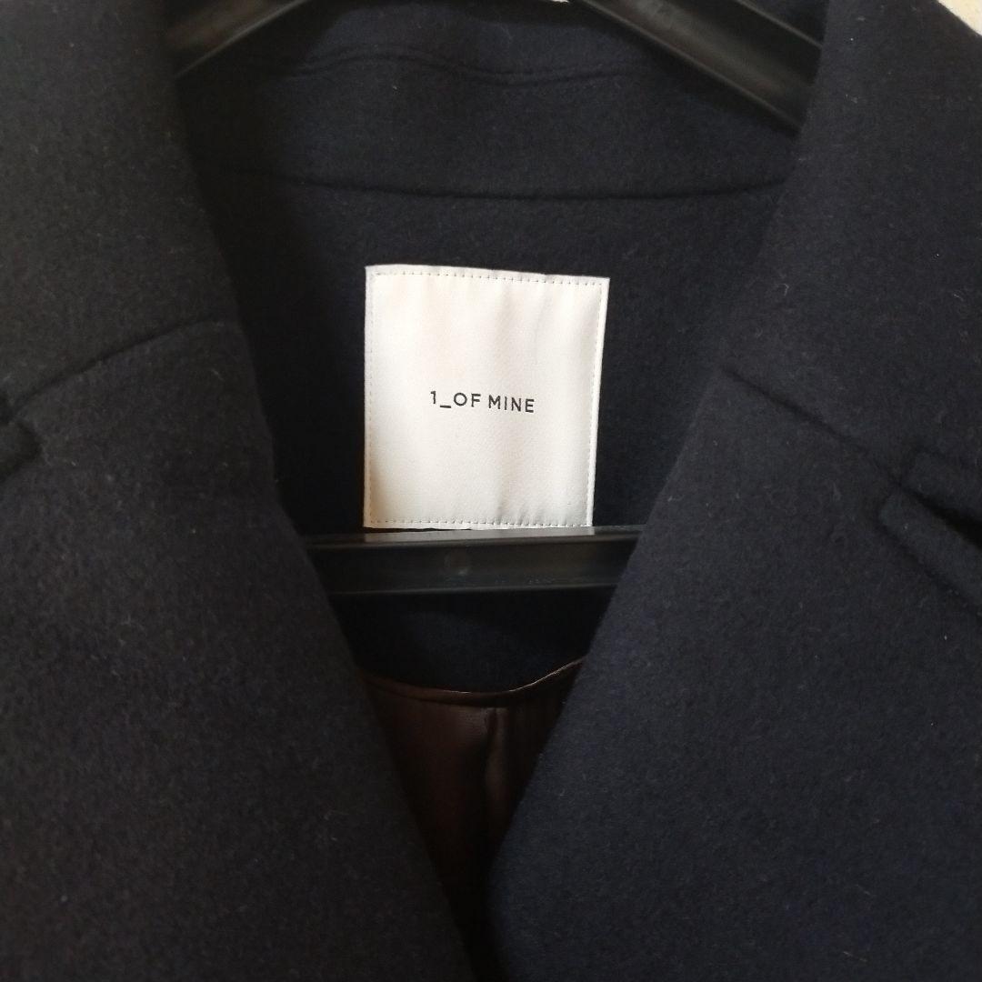1_OF MINE W ピーコート ネイビー Ssize