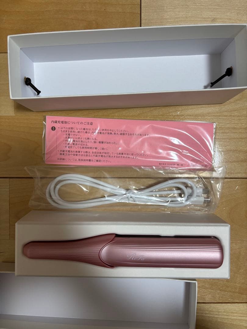 ReFa フィンガーアイロン ピンク ハートコーム 新品未使用