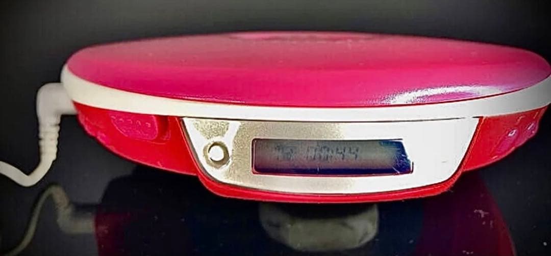 SONY CDプレイヤー、D-EJ002、pink色 (整備済み、完動超美品)