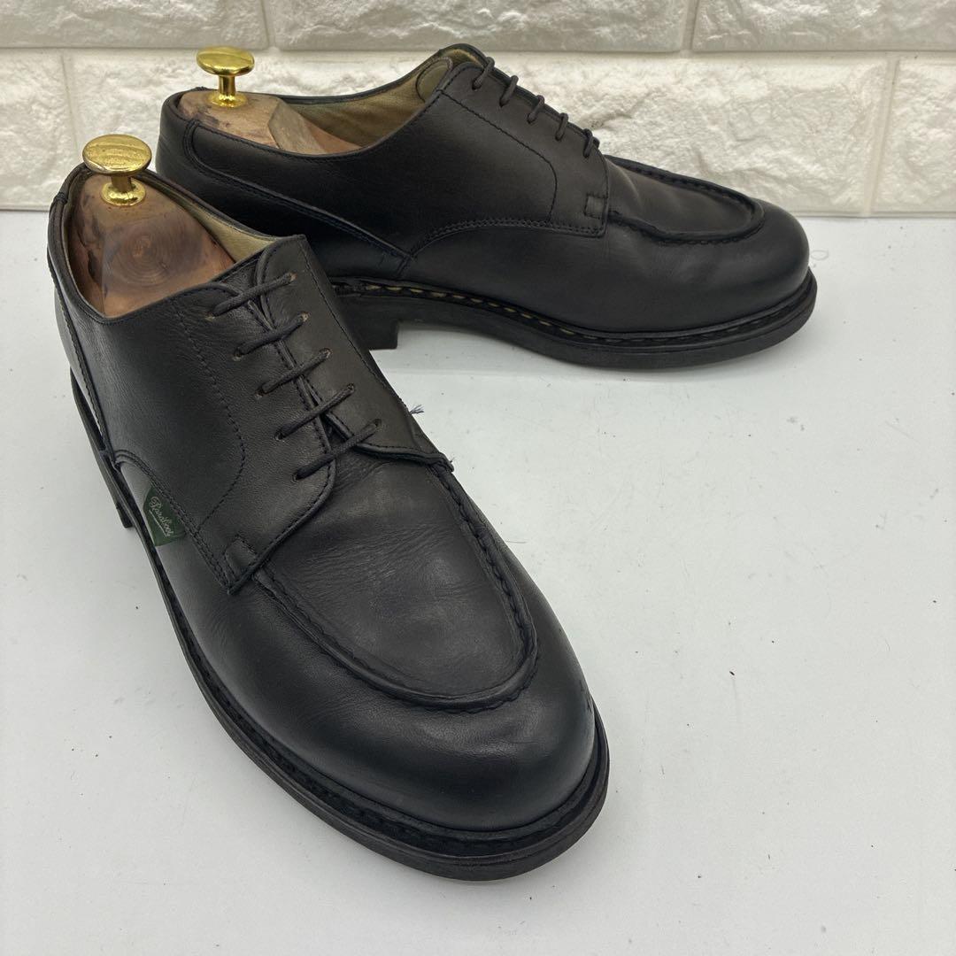 【良品】Paraboot パラブーツ シャンボード UK7 ブラック レザー