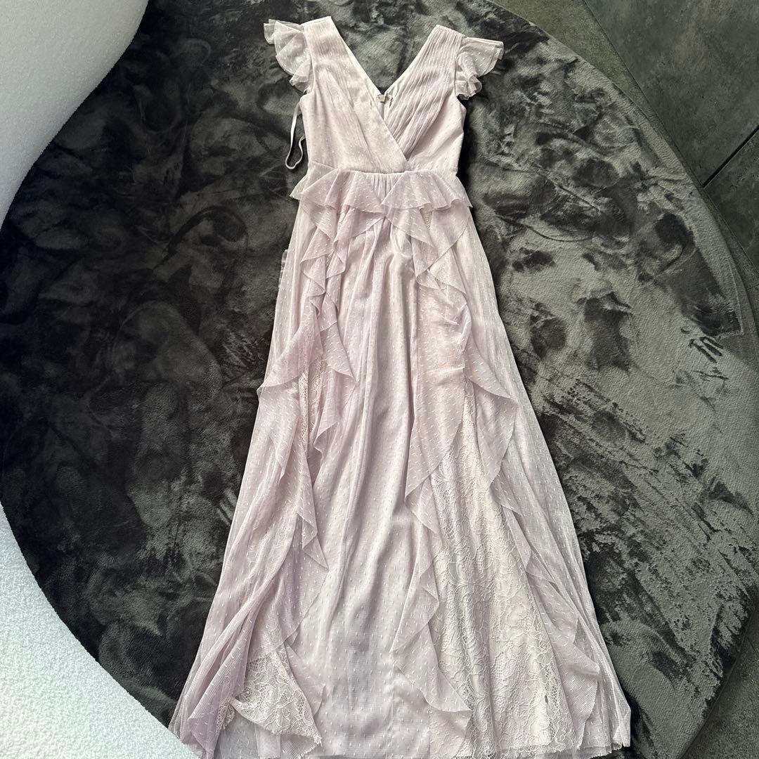 BCAGMAXAZRIA レースロングドレス