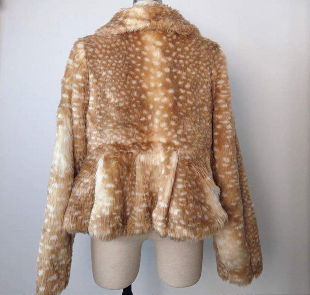 1点のみbibiy DORA PEPURAMU FUR COAT